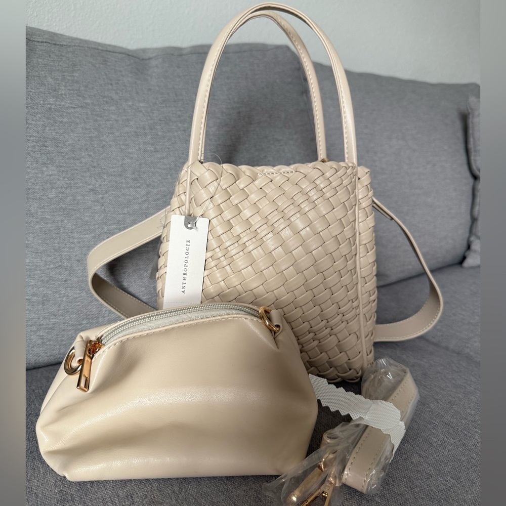 Anthropologie The Hollace Tote: Woven Mini Edition